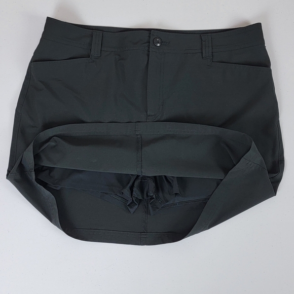 Eddie Bauer Black Adventurer 2.0 Active Hiking/Pickleball Skirt/Skort Sz 14 - Picture 5 of 15